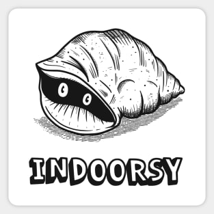 Indoorsy Hermit Crab Sticker